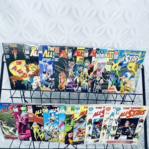 The Young All Stars 1-3 7-10 12-21 24 26 Lot (1987 DC) Copper Age